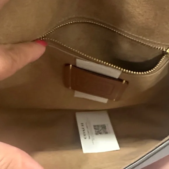 Coach Sky Blue Leather Shoulder/Crossbody and Top Handle Bag - Picture 6 of 6